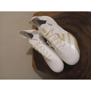 Adidas F50 Adizero Soccer Cleats White Gold Size 10
